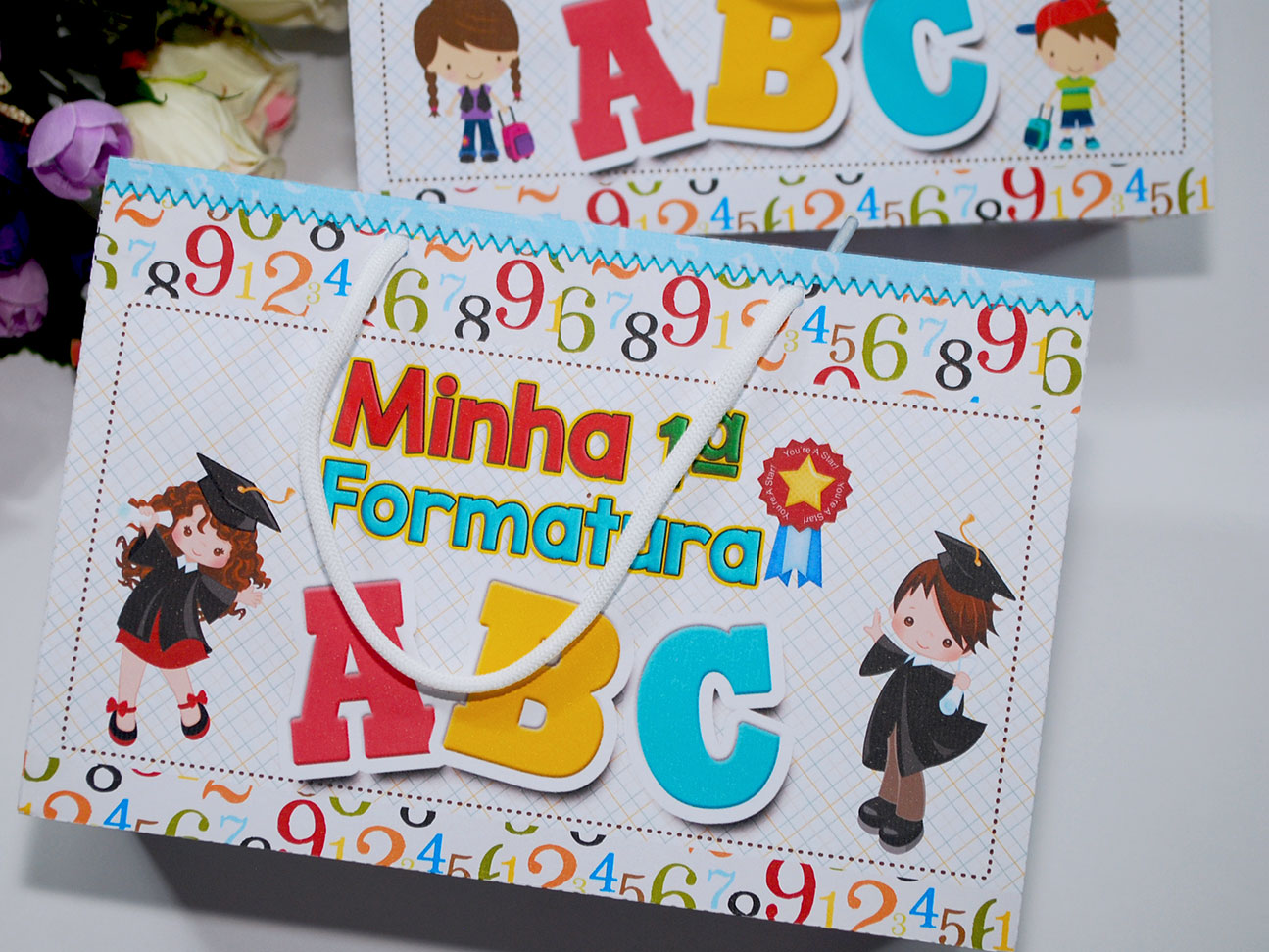 2 Formatura Infantil Recordação Escolar lembrancinhas