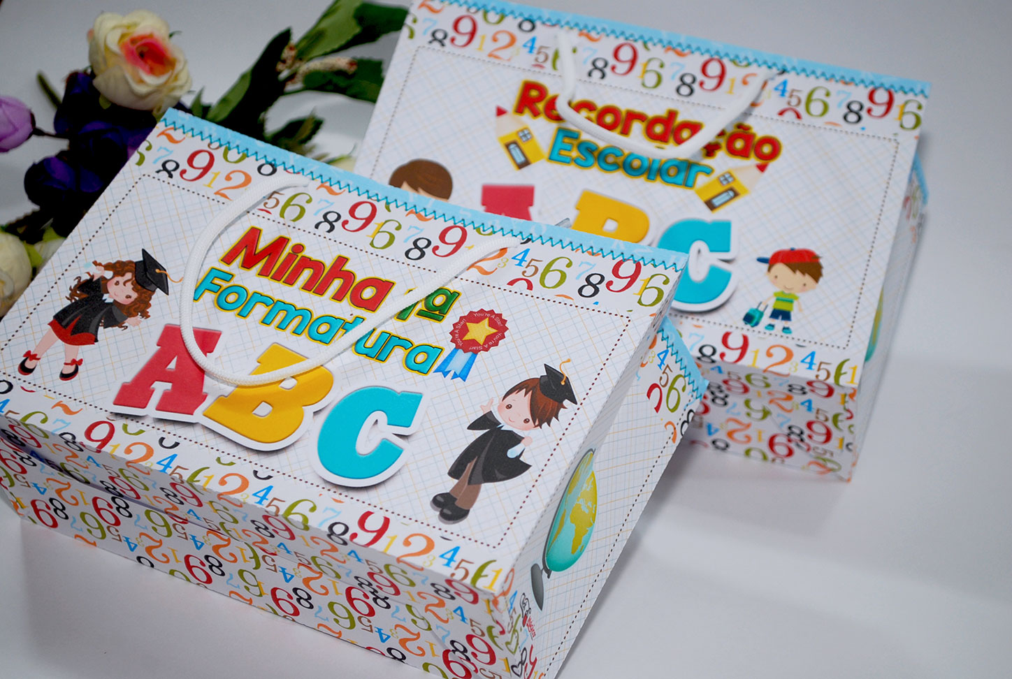 2 Formatura Infantil Recordação Escolar sacola (2)